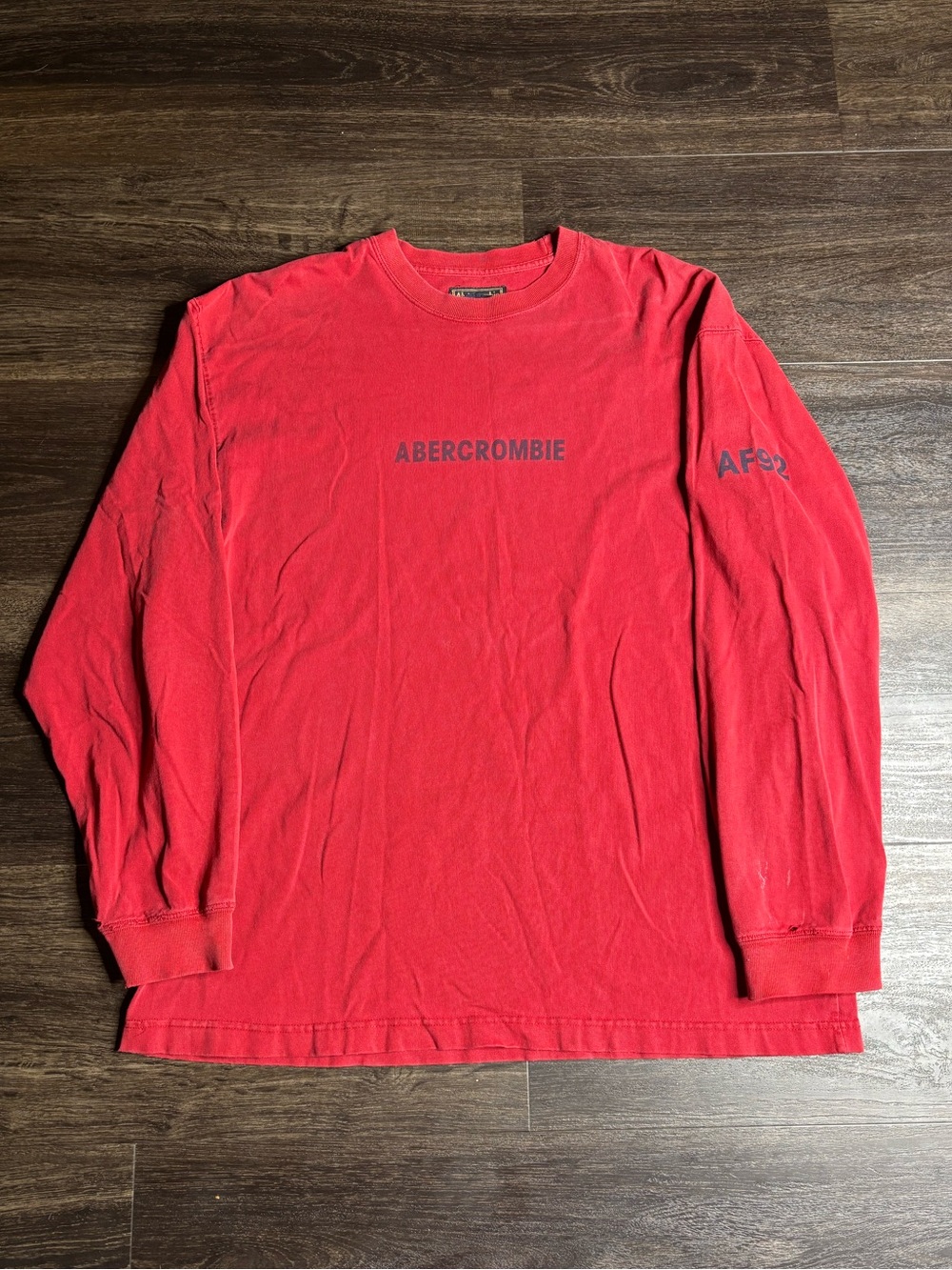 Vintage Y2K Abercrombie & Fitch Snowmobile Marathon Long Sleeve Shirt Size XL